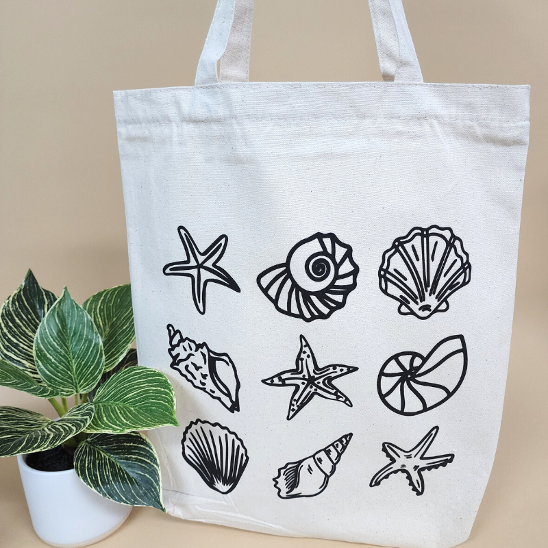 SEASHELLS TOTE BAG