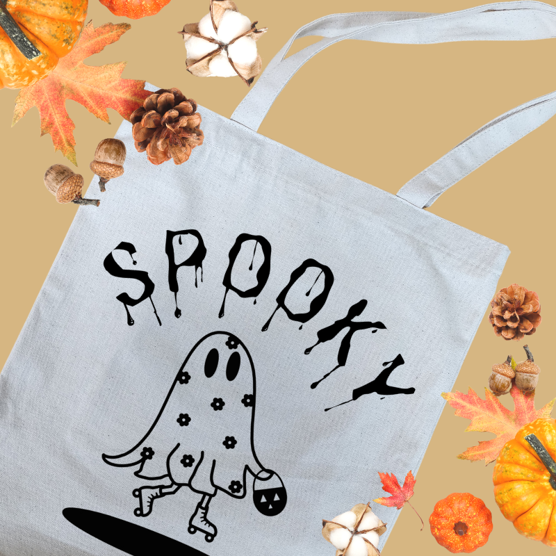 THE SKATING GHOST TOTE BAG