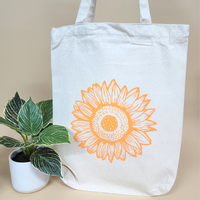 SUMMER SUNFLOWER TOTE BAG