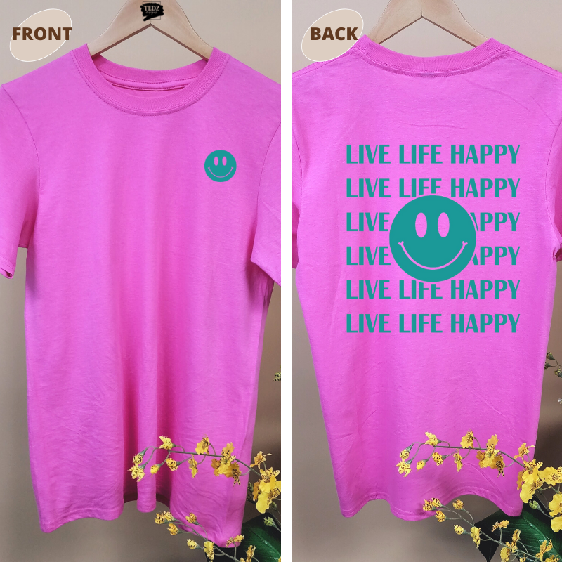 LIVE LIFE HAPPY TEE Summer Edition!